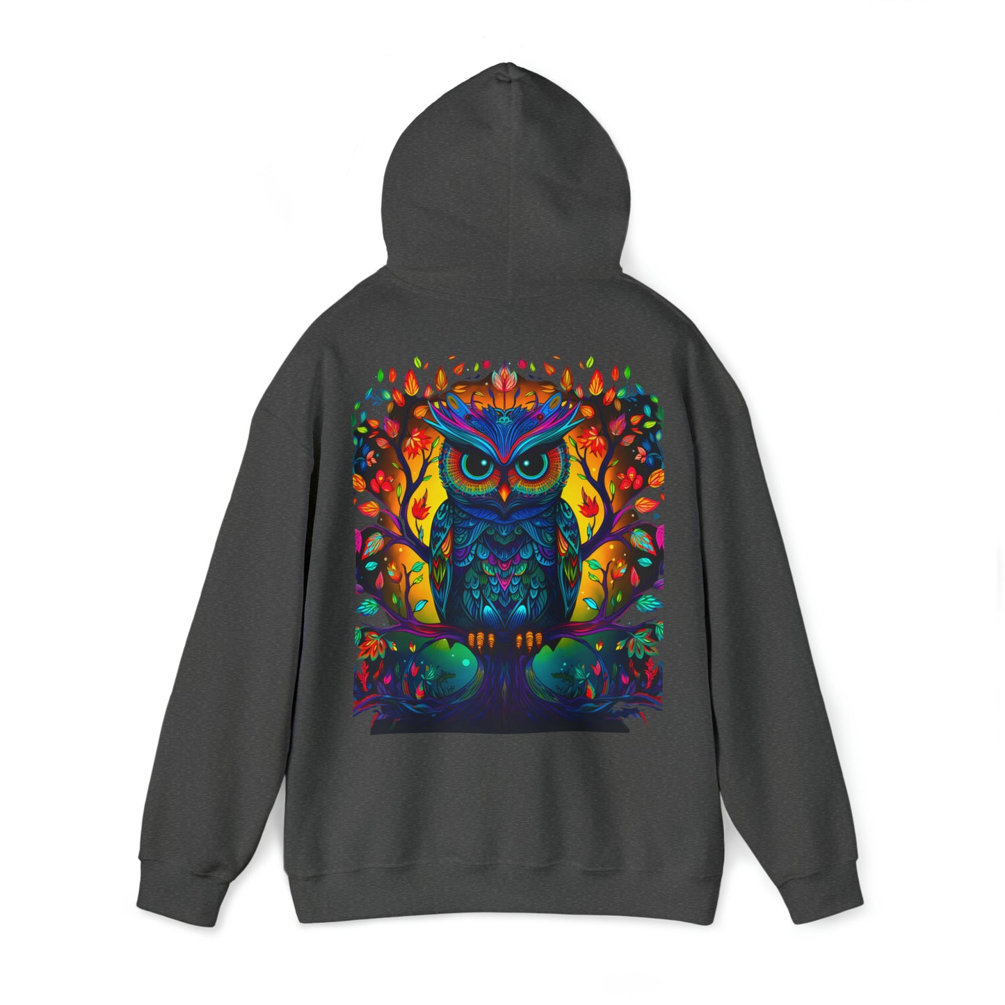 Owl Hoodie-Back print  Unisex