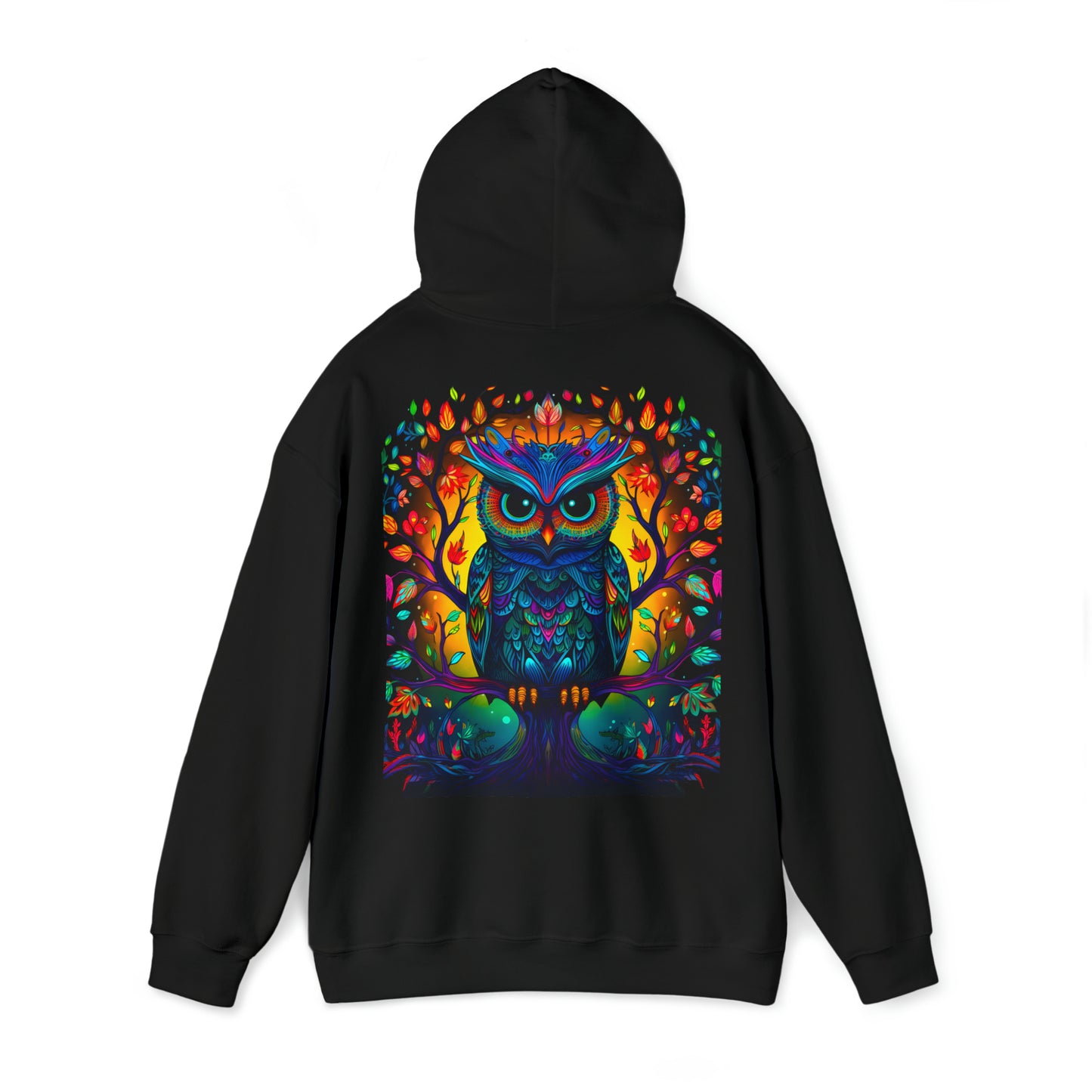 Owl Hoodie-Back print  Unisex