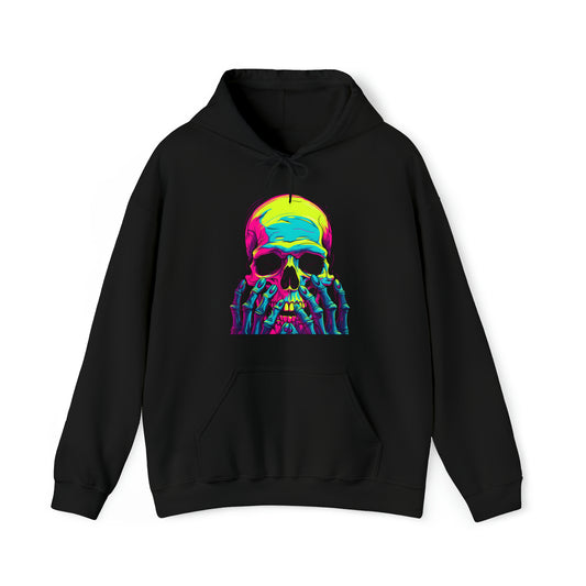 Neon Skull/Hands Hoodie- Unisex