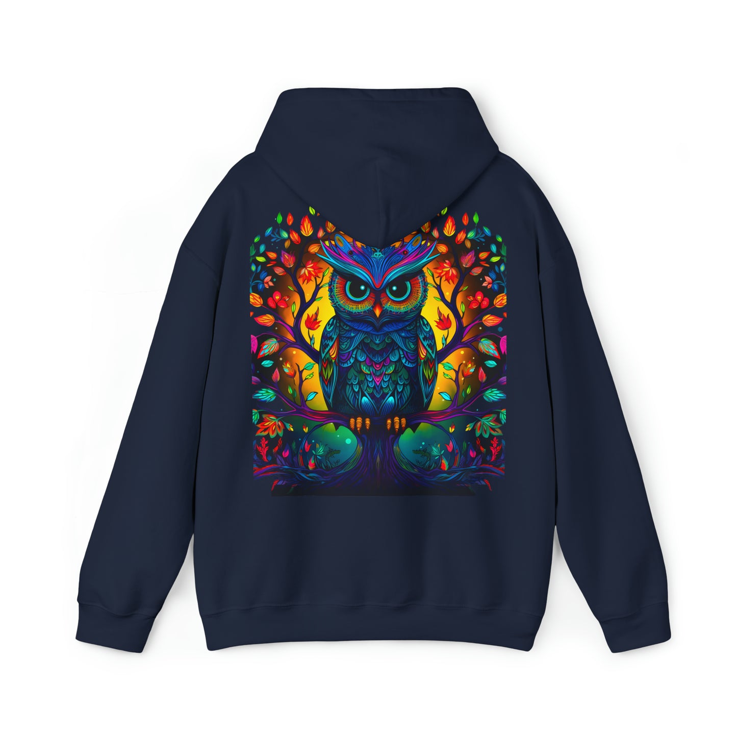 Owl Hoodie-Back print  Unisex