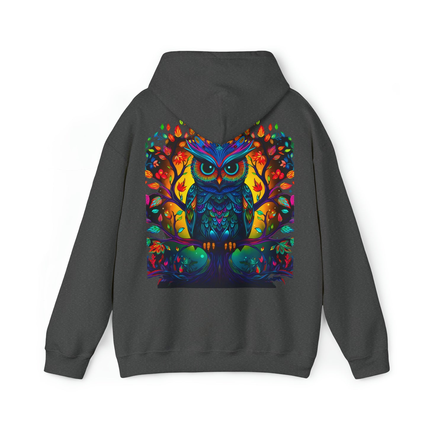 Owl Hoodie-Back print  Unisex