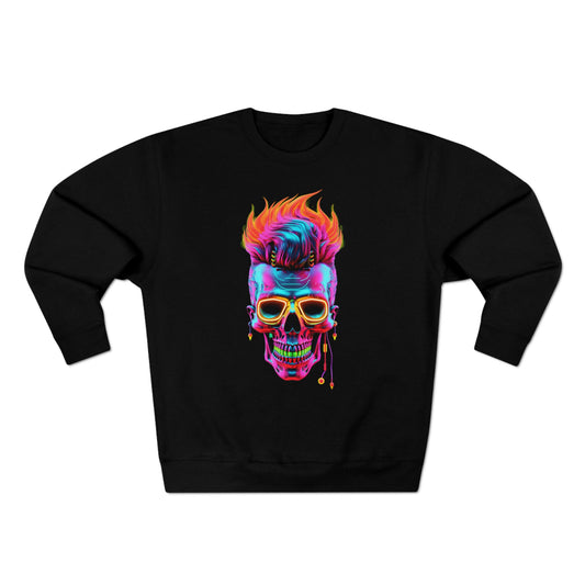 Neon Skull Sweater- Unisex