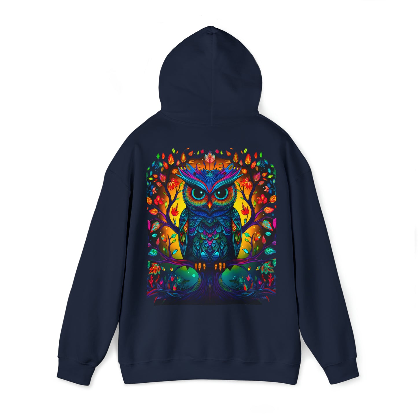 Owl Hoodie-Back print  Unisex