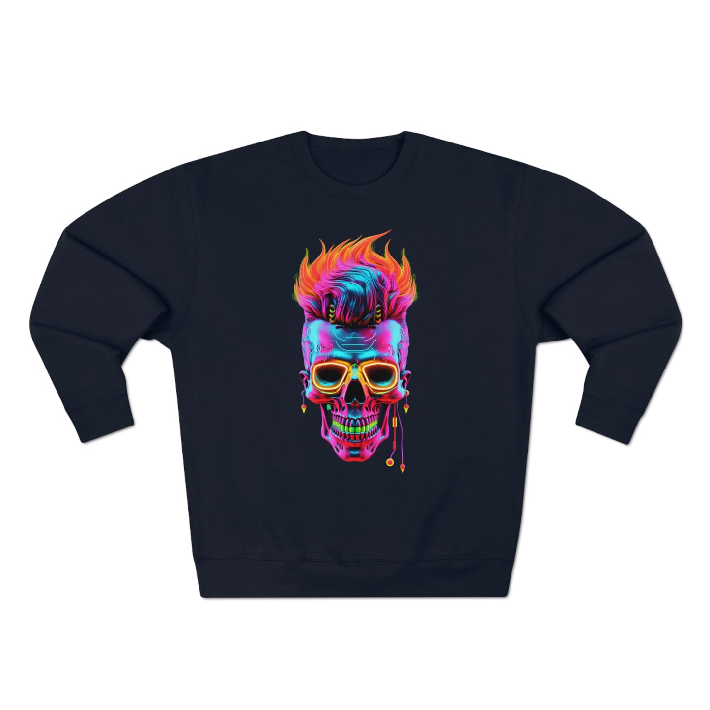 Neon Skull Sweater- Unisex