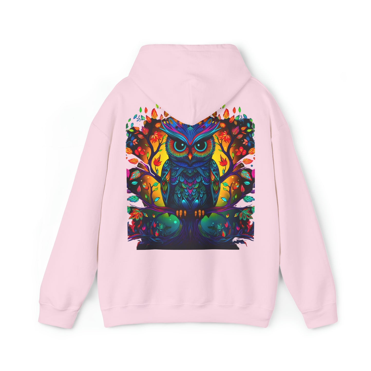 Owl Hoodie-Back print  Unisex