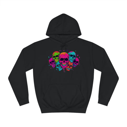 Neon Skull Hoodie- Unisex